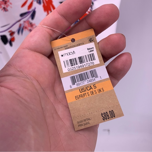 NEW Rachel Roy Cold Shoulder Long Sleeve Floral Blouse Size Small - Picture 9 of 11